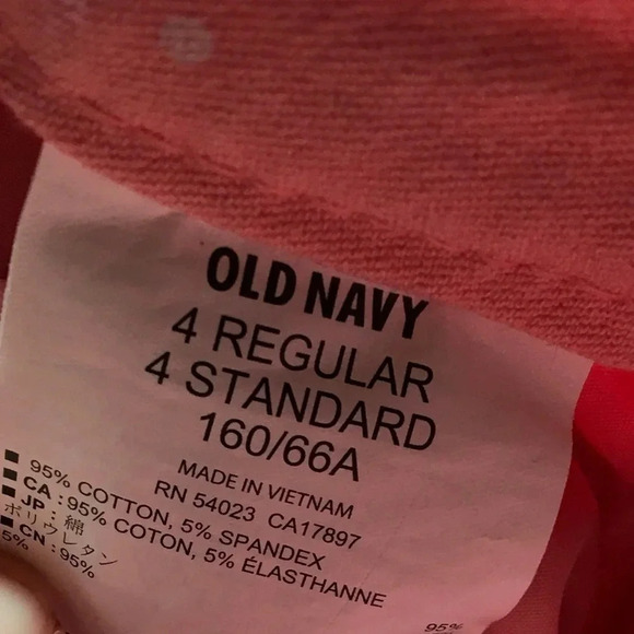 Old Navy Diva Pink Polka Dot Pants Jeans Skinny - Picture 5 of 5